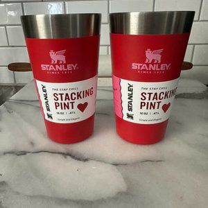 TARGET Valentines Day Stanley Stacking Pint 16oz (Set of 2)